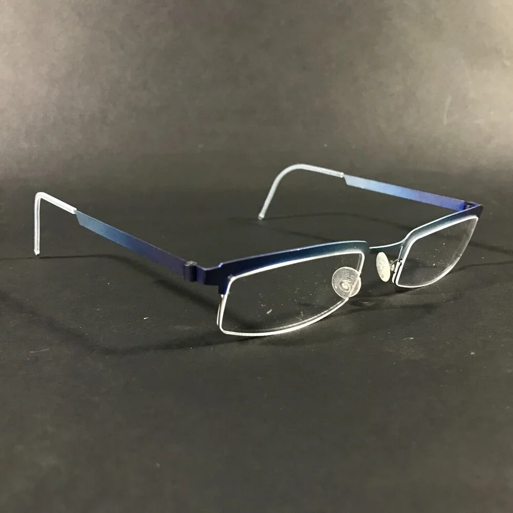 Lindberg Eyeglasses Frames Mod. 4005 Colour 120 Blue Fade Half Rim 48-21-145